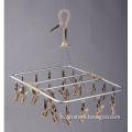 Foldable Aluminum Drip Dryer with 32 pegs